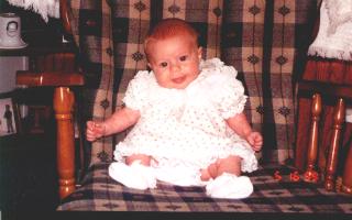 Our beautiful baby girl all dressed up!